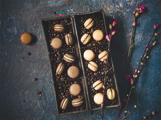 Jacobs DE Rezepte Macarons mit Kaffee Ganache
