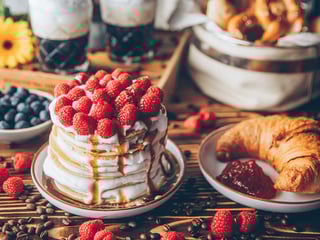 Jacobs DE Rezepte Ofenpancakes mit Kaffeesirup